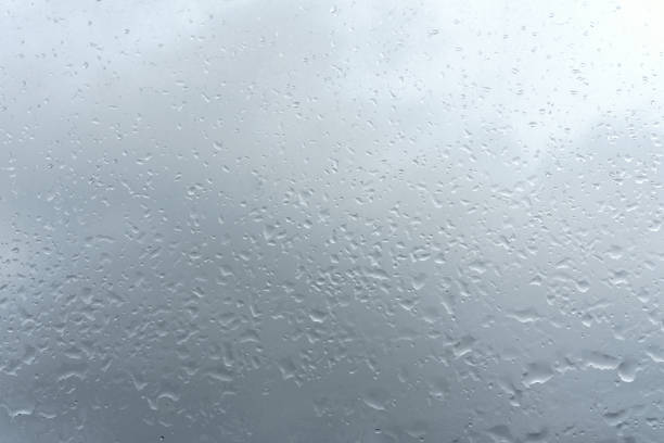 istock Raindrops on window glass. Rainy weather. 2183093981