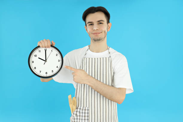 istock Concept of cooking with young attractive man 2183096429
