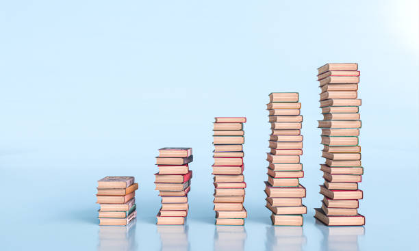 istock Increasing stacks of books 3d 2183097234