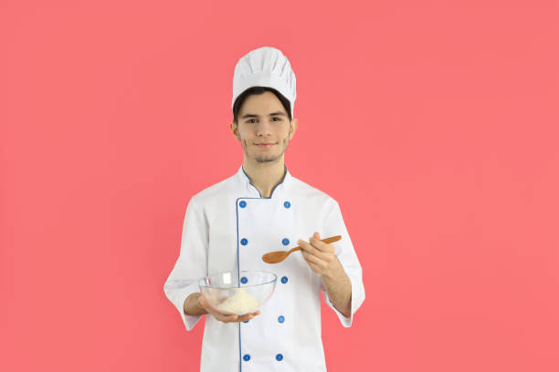 istock Concept of profession, young attractive male chef 2183099096