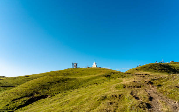 istock Landscape view of Buddishist Stupa 2183102074