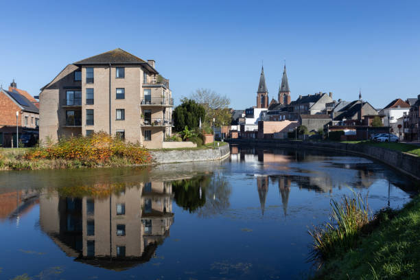 istock Old Dender River Autumn, Dendermonde, Belgium 2183102990