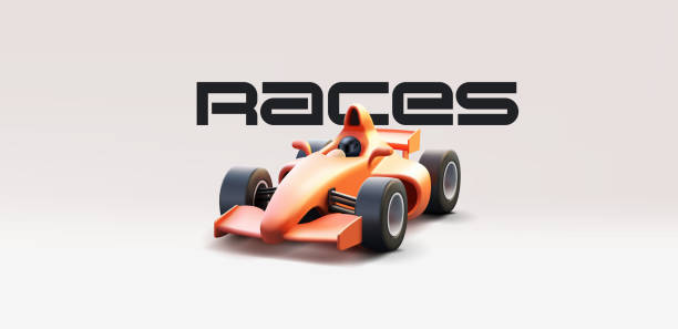 istock Racing, modern sports car, 3D, super fast and powerful. For the concepts of speed, technology, primacy. Vector illustration. 2183109751