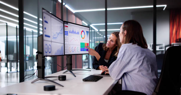 Data Analyst Using Data Analytics KPI Data Analyst Using Data Analytics KPI Dashboard performance dashboard stock pictures, royalty-free photos & images