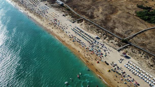 istock Aerial view over Alvor landscape, Algarve 2183124926