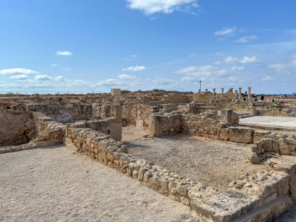 istock Nea Paphos Archaeological Park - an archaeological complex encompassing the ruins of an ancient Greek and Roman city located near the port of the modern city of Paphos in Cyprus 2183127566