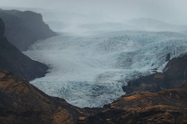 istock Glacier Tongue Melting into Iceland’s Autumn Landscape 2183128039