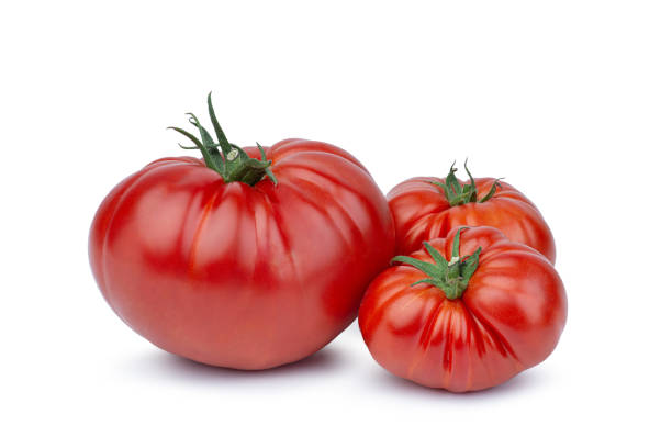 istock Tomatoes isolated on white background on white background 2183131398
