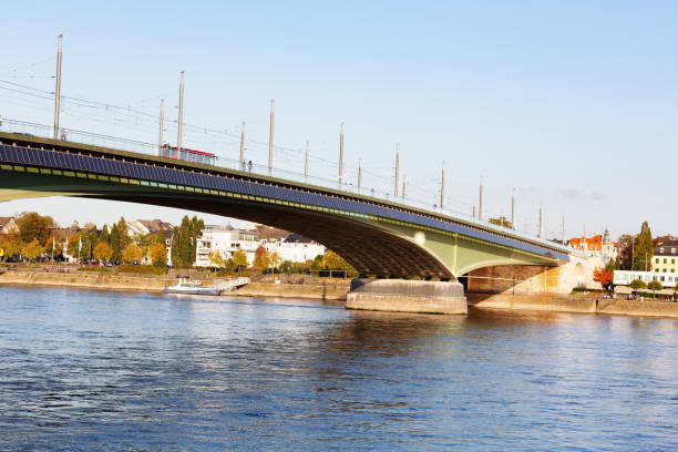 The Duesseldorf Airport Bridge is a freeway bridge of the A44 over the Rhine near Düsseldorf and Meerbusch