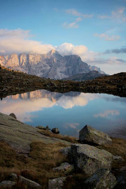 istock italian alps, dolomites in autumn 2183140347
