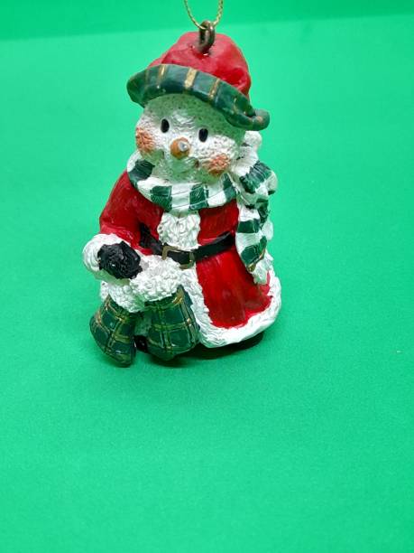 istock Snowman figure with green background 2183151147