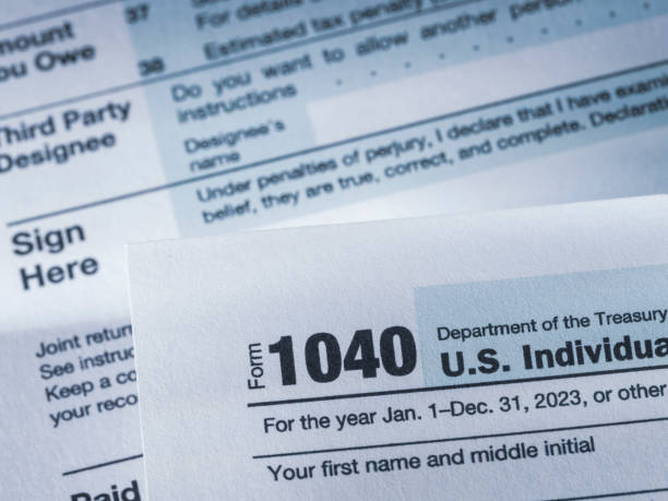 istock Form 1040, U.S. Individual Income Tax Return 2183151223