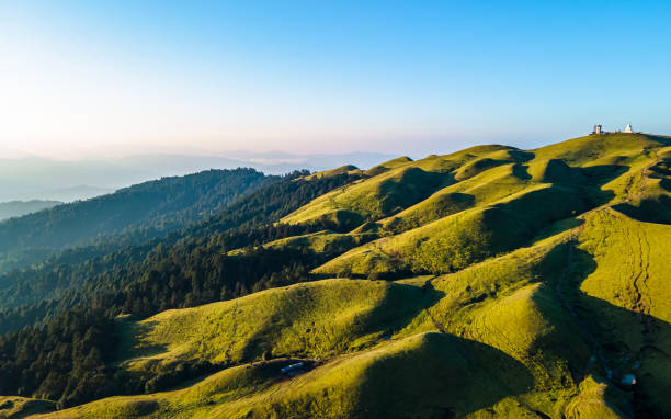 istock aerial view of greenery mountain range 2183168235
