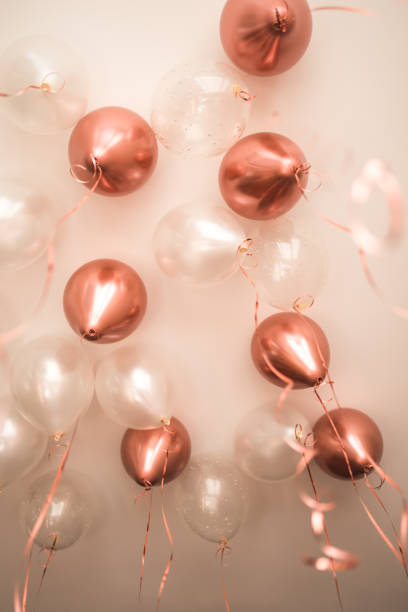 a lot of colorful balloons for a background