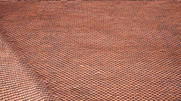istock Antique Tiles with a Clam Lid Pattern Arranging 2183182722
