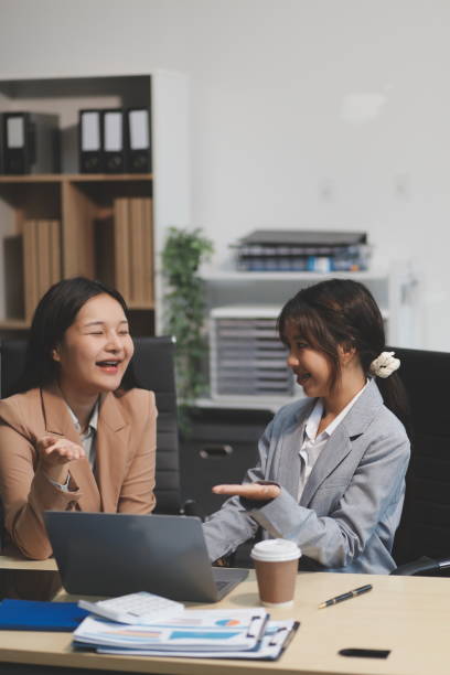 istock Workers discuss them at the company conference 2183194911