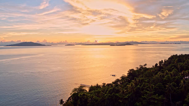 istock Fire Cloud on the Sea,Manado,Sulawesi Island,Indonesia. 2183201230