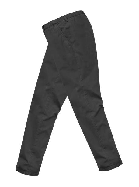 istock Beige trousers isolated on white 2183214115