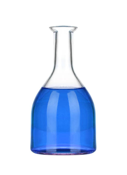 istock Chemical laboratory flask with green liquid 2183216047
