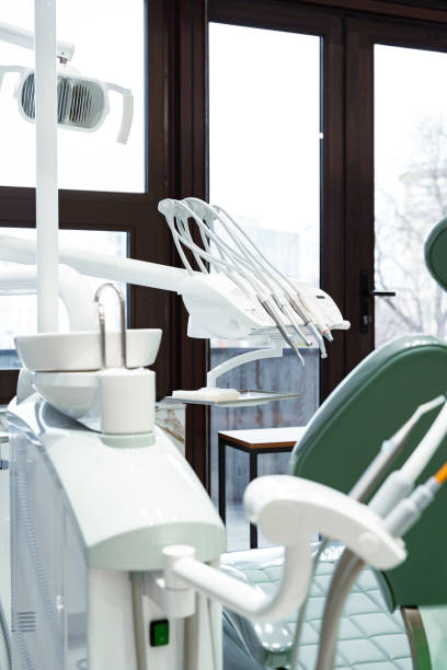 istock Modern dental clinic interior with advanced equipment 2183219068