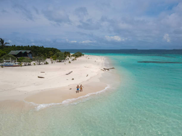 istock Couple Enjoying a Tropical Island Paradise 2183219471