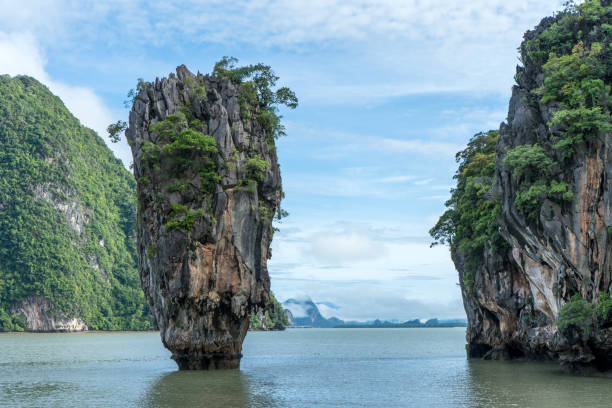 istock Rocky landscape in the water in Phang-Nga Bay 2183223877