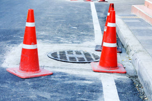 istock New sewer and asphalt in street 2183226661