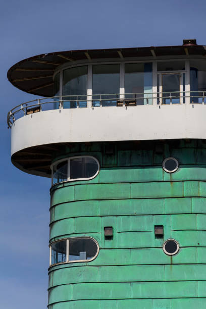 Knippelsbro tower, Knippel bascule bridge across the Inner Harbour on Christianshavn, Copenhagen, Denmark