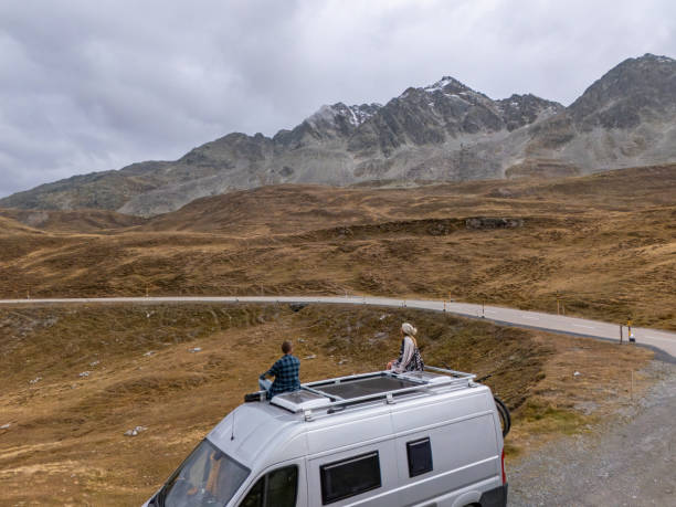 istock Couple enjoying the van life 2183238820