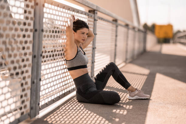 istock Beautiful athletic woman resting outdoors 2183243805