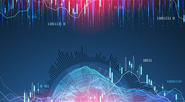 istock Financial trade concept. Stock market and exchange. Candle stick graph chart. Hand drawn vector. 2183244018