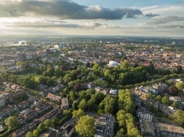 istock Zwolle downtown district aerial view during a early springtime day 2183250449