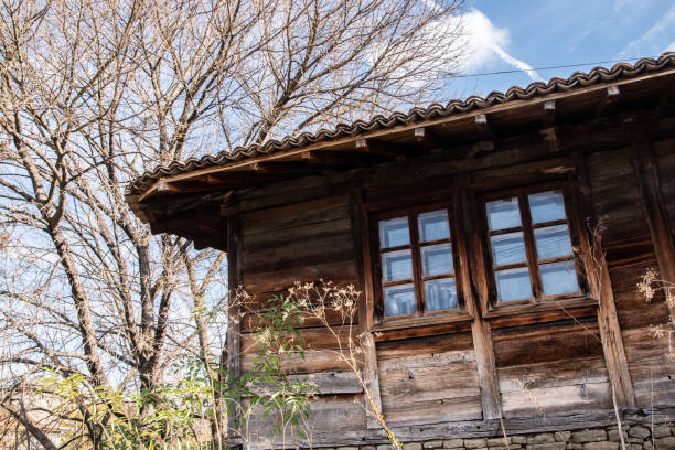 istock Old wooden country house 2183251790