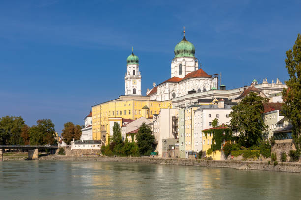 istock Inn river and cathedral in Passau, Bavaria 2183257154