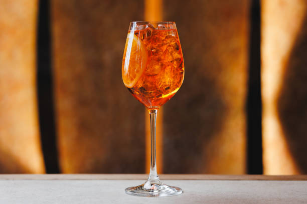 istock Cocktail Spritz on a light warm background. Bar, party, day off, holiday. 2183259289
