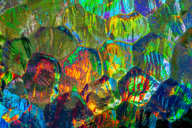 Image of a crystal cup of enlightenment with colored light