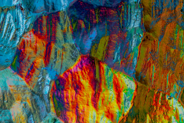 Image of a crystal cup of enlightenment with colored light