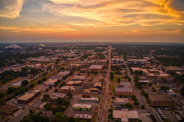 istock Aerial View of Arlington, Texas during a Summer Sunrise 2183274064