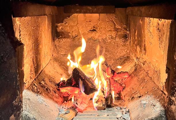 istock Aged Wood Furnace Fire-Pit 2183274324