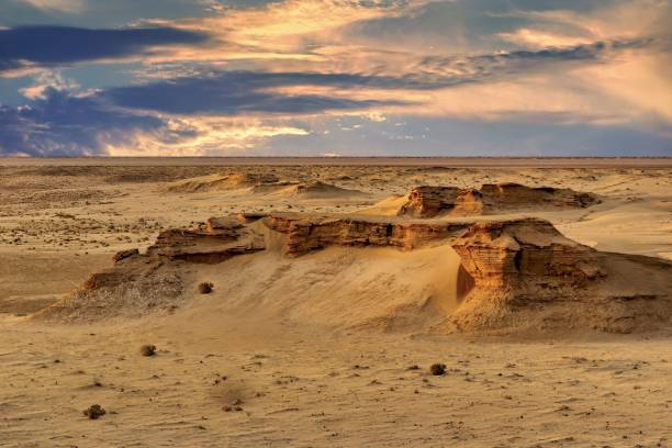 istock sunset atmosphere in the desert 2183276648
