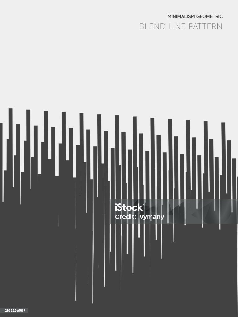 Black And White Retro Blend Stripe Line Pattern Background Stock ...