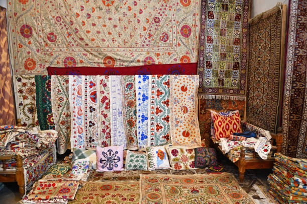 istock Embroidery shop. Uzbekistan. Bukhara 2183288108