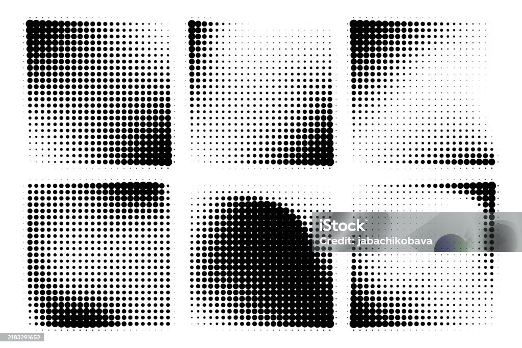 Square Dotted Pattern Abstract Design Squares Dot Patterns And Shades Stock Illustration ...