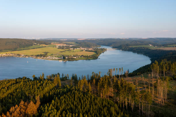istock Bleiloch Dam in Thuringia in Germany in summer 2183293013