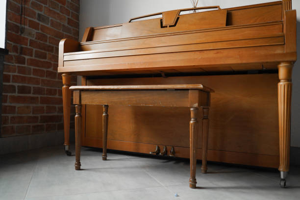 istock A classic wooden piano 2183293945