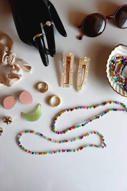 Hand Figurine, Various Jewelry And Accessories