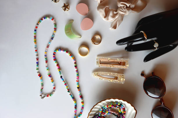 Hand Figurine, Various Jewelry And Accessories