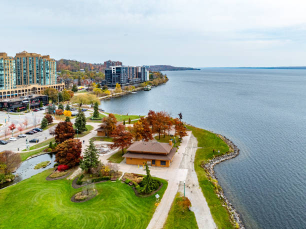 istock Aerial view Heritage Park and Lake Simcoe, Barrie, Canada 2183300080