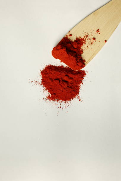 istock red paprika powder on wooden spatula 2183315162