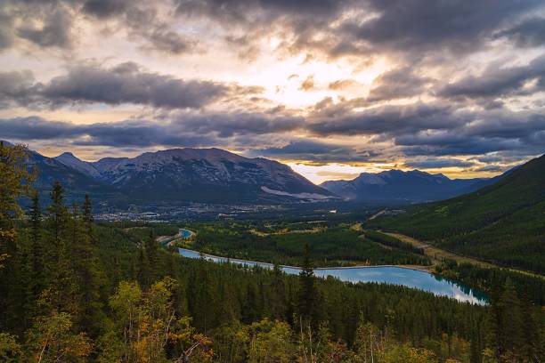 istock Sunrise Mountain Lookout In Canmore 2183315420